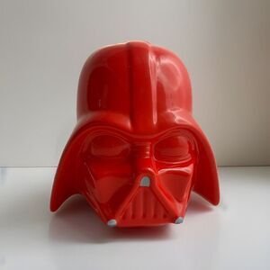 Star Wars Darth Vader Helmet Red 2013 Target Exclusive Candy Jar Ceramic